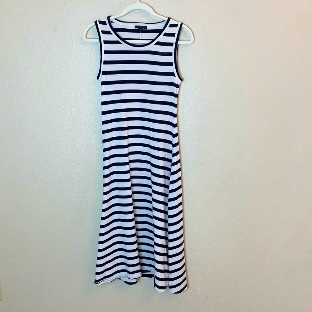J.Crew Striped Maxi Dress, excellent condition small petite